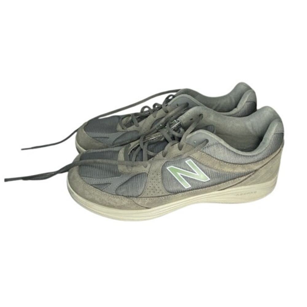 New Balance 877 Walking Shoes Gray/Green • Men’s Size 12 • MW877GT